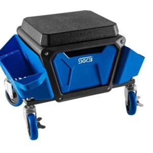 SGCB - Asiento Rodante para Mecánicos y Detailing – Ergonómico con Giro de 360°